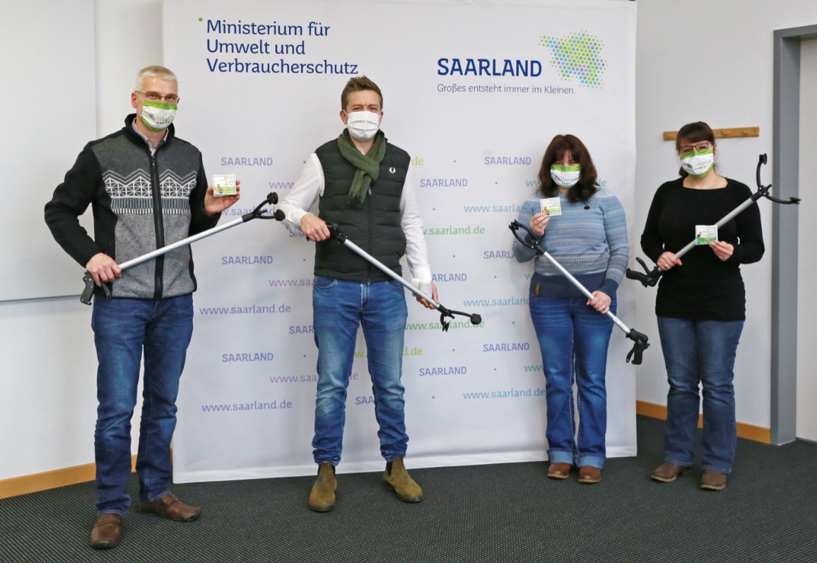 Unterstützung für Cleanup Saarland