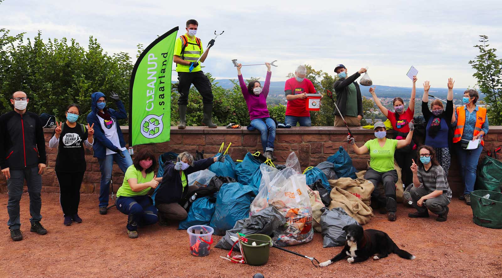 Cleanup mit der Gemeinde Schiffweiler