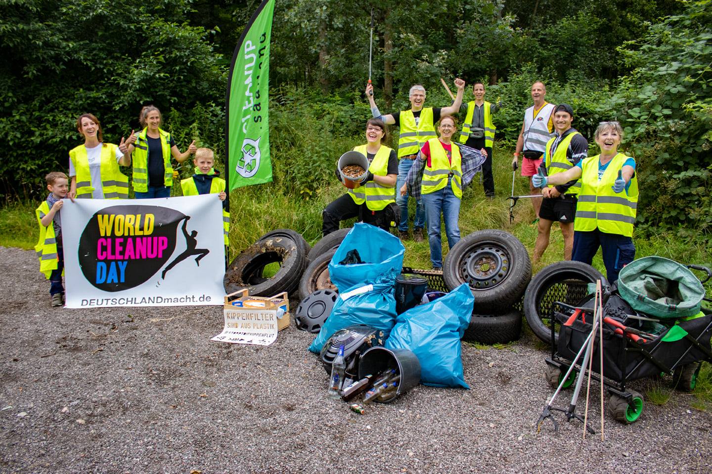 Aktionen zum World Cleanup Day im Saarland