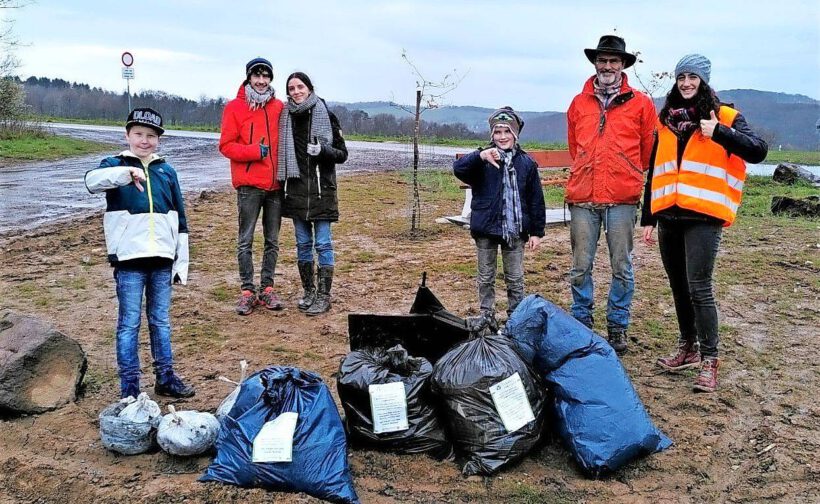 Cleanup-Gruppe sammelt 300 Kilo Müll