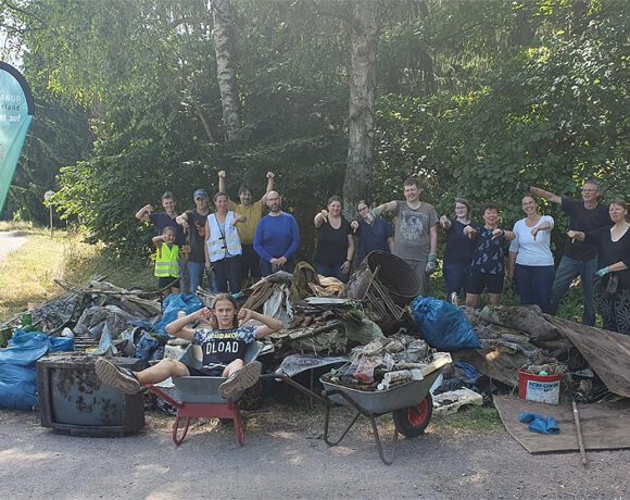 1,5 Tonnen Müll von der CleanUp Ortsgruppe „ReSi räumt auf“ geborgen