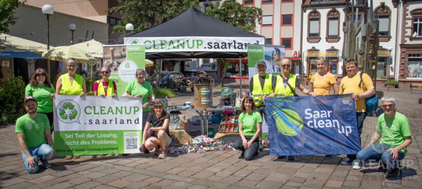 Großer Kippenaktionstag von Cleanup.Saarland anlässlich der Kippenwoche 2024