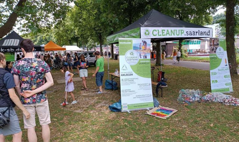 Cleanup.Saarland auf der Fairen Meile