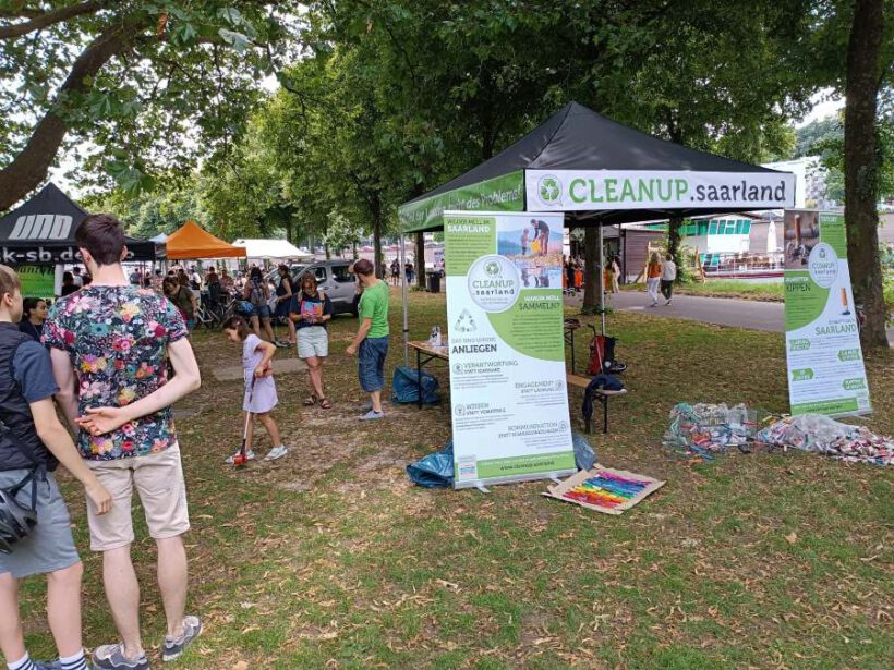 Cleanup.Saarland auf der Fairen Meile