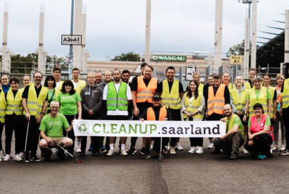 Cleanup-Aktion mit der SV Elversberg