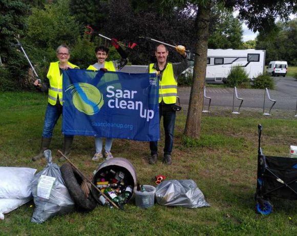 Cleanup.Saarland beim SaarCleanup