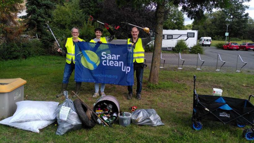 Cleanup.Saarland beim SaarCleanup