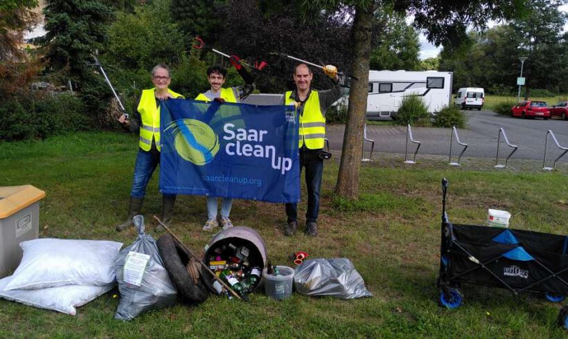 Cleanup.Saarland beim SaarCleanup