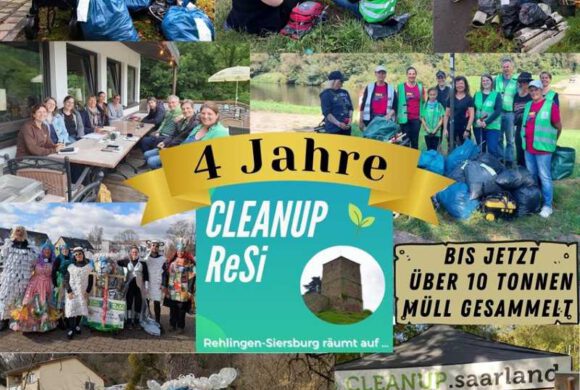 4 Jahre CleanUp Ortsgruppe „ReSi räumt auf“ – Viel mehr als Müll sammeln 4 Jahre CleanUp Ortsgruppe „ReSi räumt auf“ – Viel mehr als Müll sammeln