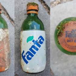 gefunden am 15. August 2020 an der Zufahrt zum Baltersbacher Hof
Fanta mit MHD 10/1989