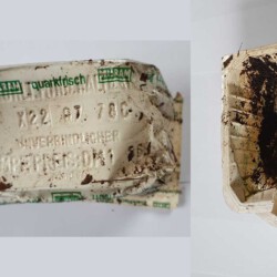 gefunden am 3. Oktober 2020 an der Waldmohrer Straße (Lautenbach)
Milram Quark
MHD 22.07.1978