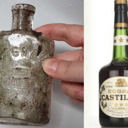 gefunden am 4. Oktober 2020 auf der Münchwies
Cognac Castillon aus den 60er Jahren (???)