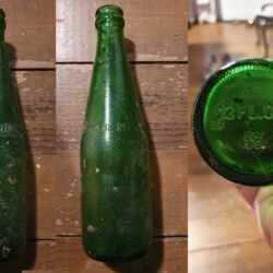 gefunden am 19. Oktober 2020 in Schiffweiler
Flasche mit Prägung "Not to be refilled" und "no return"; auf dem Boden Marke Ruhrglas und 65