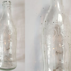 gefunden am 28. Februar 2020<br />
auf der Hardt in Fürth, Richtung Dörrenbach<br/>
Flasche mit Einprägungen "Coca Cola Schutzmarke Koffeinhaltig", "Coke Schutzmarke Limonade", "Kein Pfand", "Keine Rückgabe", "Keine Wiederbefüllung"<br/>
Das Modell kam Recherchen zufolge in Deutschland ab 1961 zum Einsatz