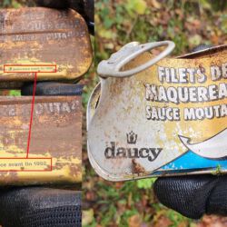 gefunden am 3. Oktober 2020 am Wingertsweiher in Ottweiler
daucy Makrelenfilet-Konserve
MHD Ende 1992