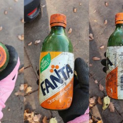 gefunden am 15. November 2020 in St. Wendel in der Keimbach
Fanta-Flasche
MHD April 1988