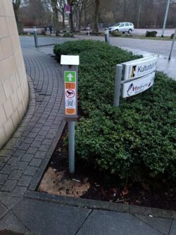 Aschenbecher an der Illipse Aschenbecher an der Illipse